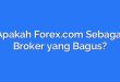 Apakah Forex.com Sebagai Broker yang Bagus?