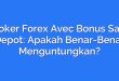 Broker Forex Avec Bonus Sans Depot: Apakah Benar-Benar Menguntungkan?