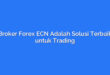 Broker Forex ECN Adalah Solusi Terbaik untuk Trading