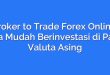 Broker to Trade Forex Online: Cara Mudah Berinvestasi di Pasar Valuta Asing