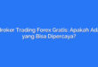 Broker Trading Forex Gratis: Apakah Ada yang Bisa Dipercaya?