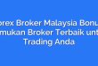 Forex Broker Malaysia Bonus: Temukan Broker Terbaik untuk Trading Anda