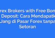 Forex Brokers with Free Bonus No Deposit: Cara Mendapatkan Uang di Pasar Forex tanpa Setoran