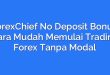 ForexChief No Deposit Bonus: Cara Mudah Memulai Trading Forex Tanpa Modal