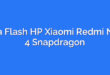 Cara Flash HP Xiaomi Redmi Note 4 Snapdragon