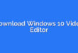 Download Windows 10 Video Editor