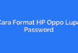 Cara Format HP Oppo Lupa Password