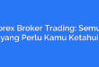 Forex Broker Trading: Semua yang Perlu Kamu Ketahui