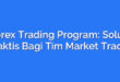 Forex Trading Program: Solusi Praktis Bagi Tim Market Trader