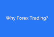 Why Forex Trading?
