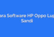 Cara Software HP Oppo Lupa Sandi