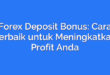 Forex Deposit Bonus: Cara Terbaik untuk Meningkatkan Profit Anda