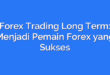 Forex Trading Long Term: Menjadi Pemain Forex yang Sukses