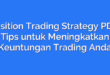 Position Trading Strategy PDF: Tips untuk Meningkatkan Keuntungan Trading Anda