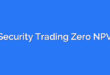 Security Trading Zero NPV