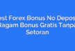 Best Forex Bonus No Deposit: Ragam Bonus Gratis Tanpa Setoran