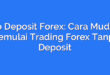 No Deposit Forex: Cara Mudah Memulai Trading Forex Tanpa Deposit