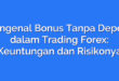 Mengenal Bonus Tanpa Deposit dalam Trading Forex: Keuntungan dan Risikonya
